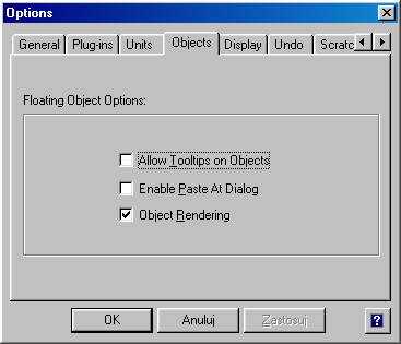 Options - Objects